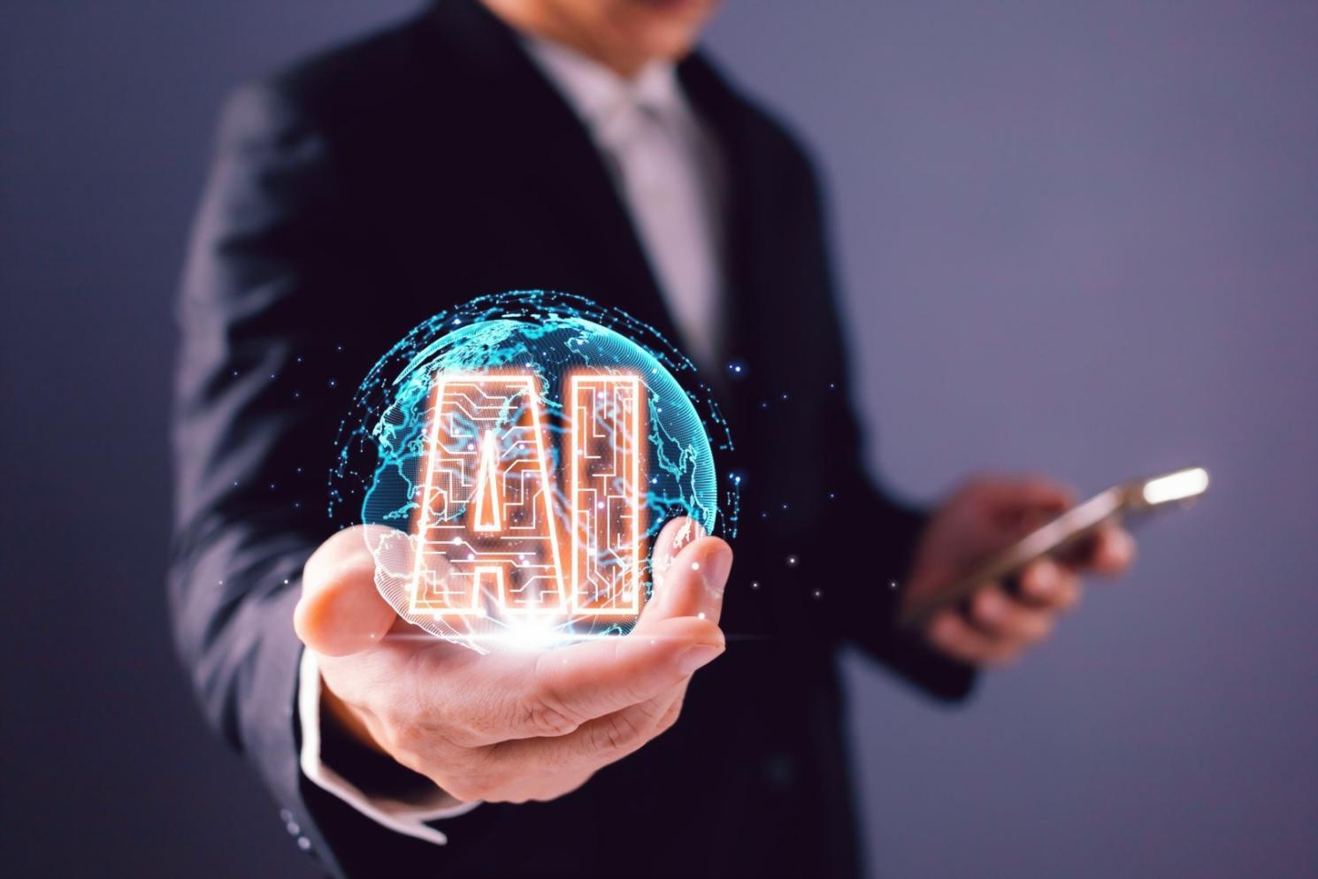 AI finansowy analiza rynku dashboard interface